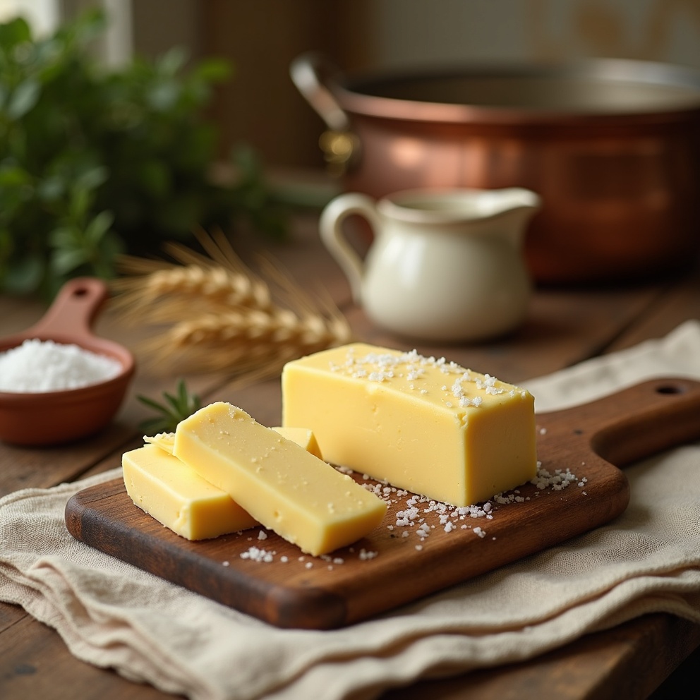 Détail gourmand de Beurre de baratte AOC Charentes-Poitou