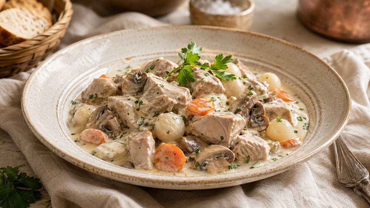 Blanquette de veau à l'ancienne