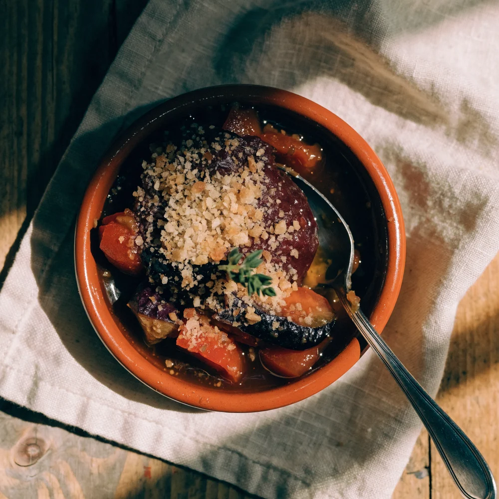 Détail gourmand de Bohémienne provençale