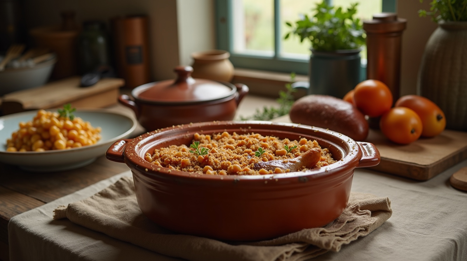 Préparation de Cassoulet toulousain authentique avec produits français
