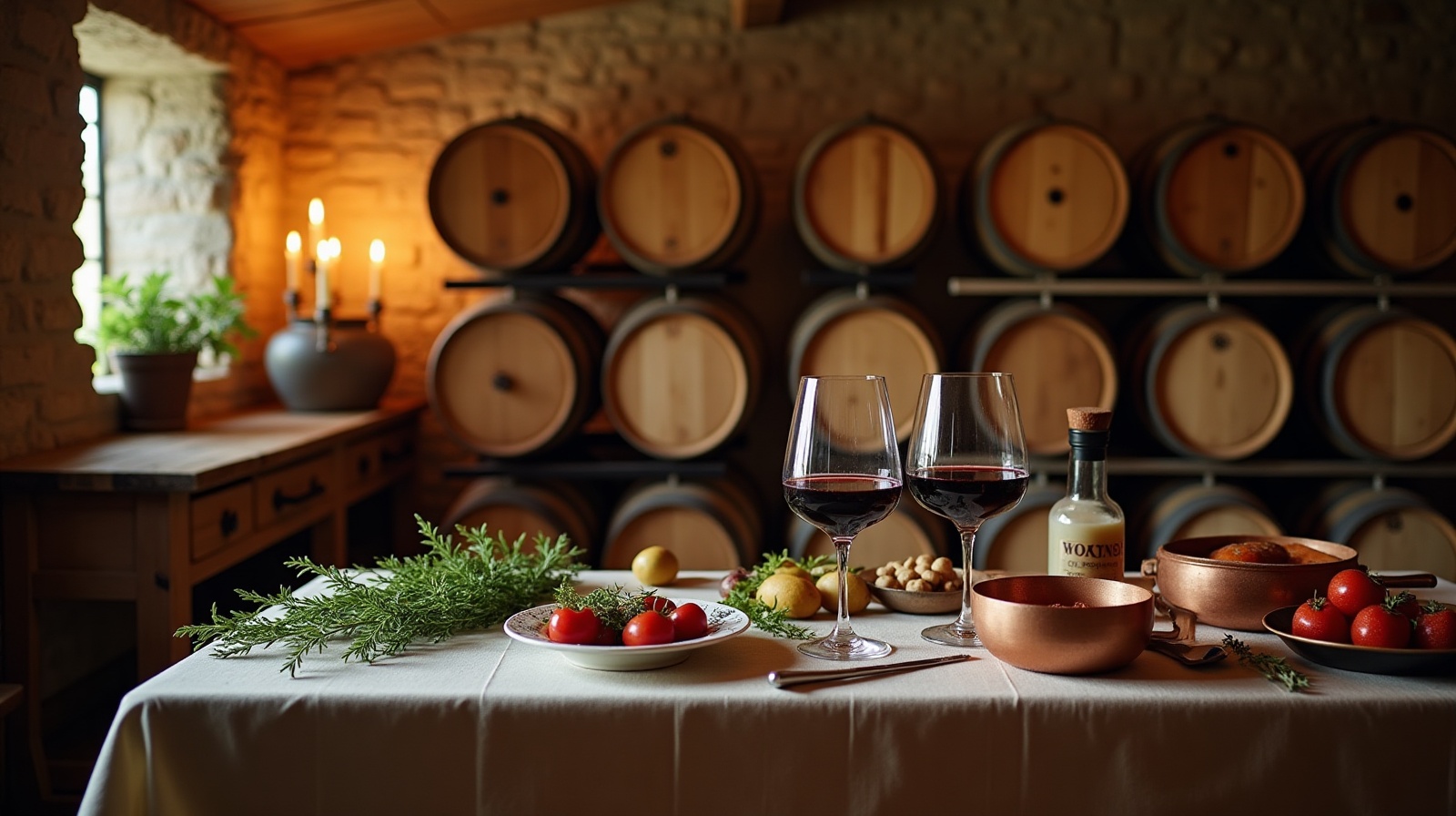 Préparation de Caves et domaines viticoles à visiter en France avec produits français