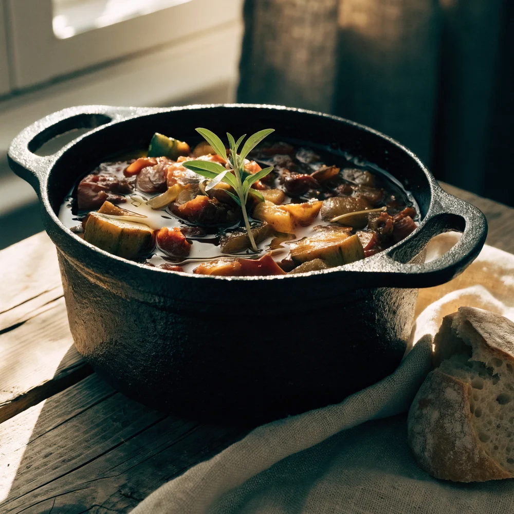 Détail gourmand de Chichoumeille, la recette provençale