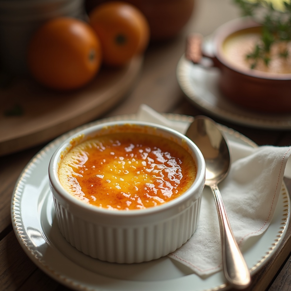 Détail gourmand de Crème brûlée vanille bourbon