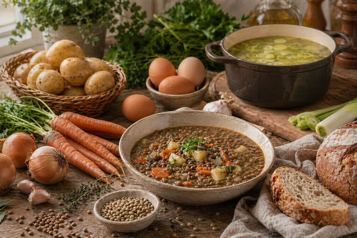 Préparation de Cuisiner français pas cher avec produits français