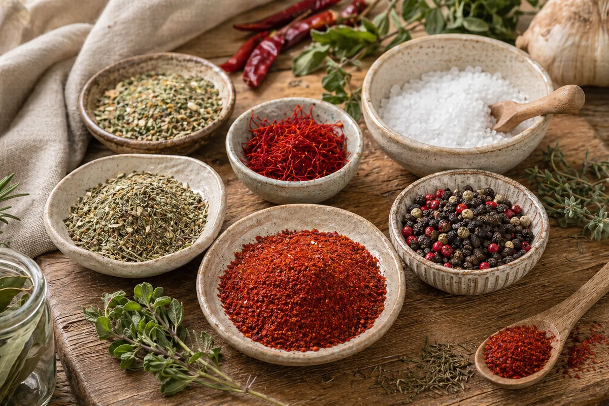 Épices françaises en préparation Préparation de Épices françaises avec produits français