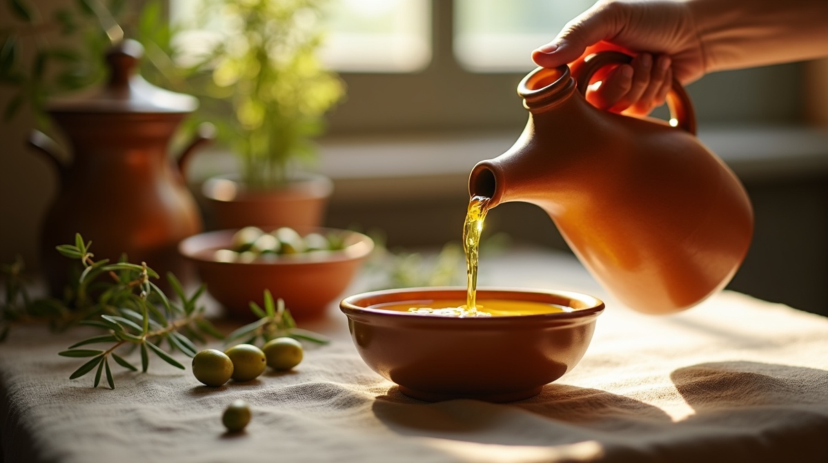 Huile d'olive de Provence AOP préparé par Juliette Martin