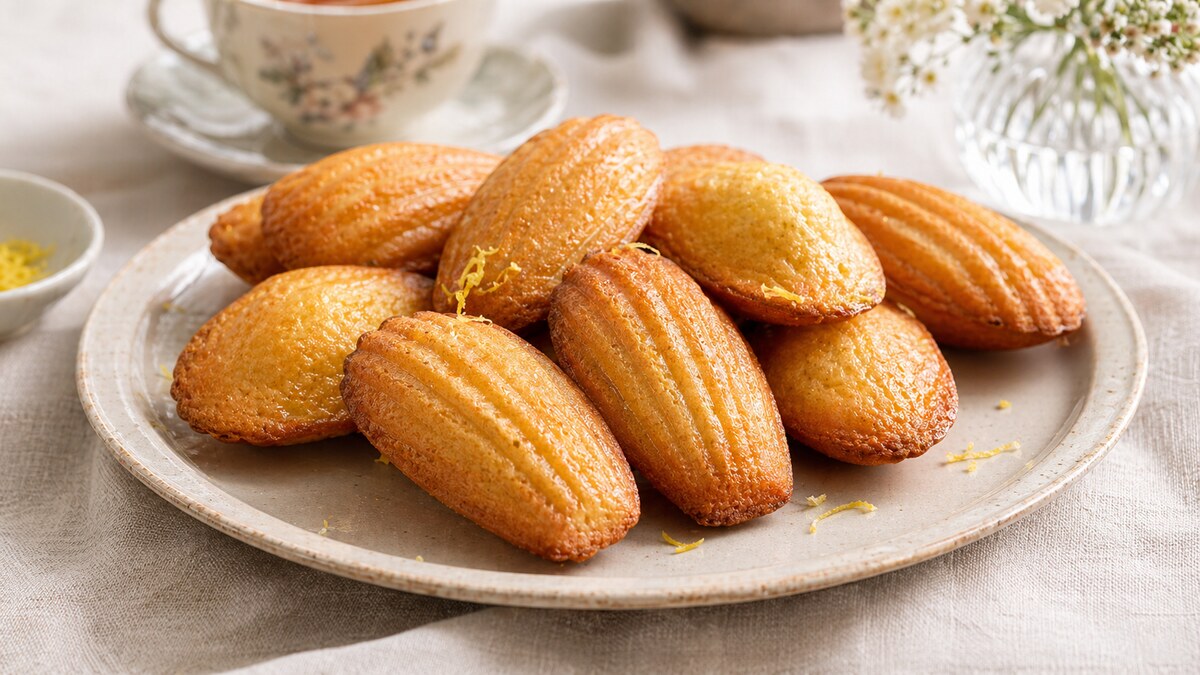 Madeleines maison au beurre