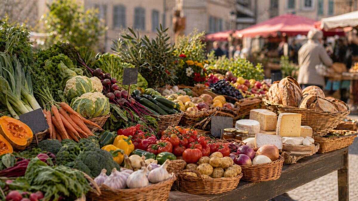 Marchés locaux en France