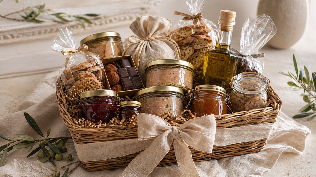 Bons plans gourmands illustré par paniers gourmands français