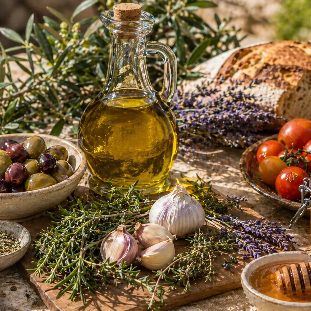 Détail gourmand de Produits du terroir de Provence
