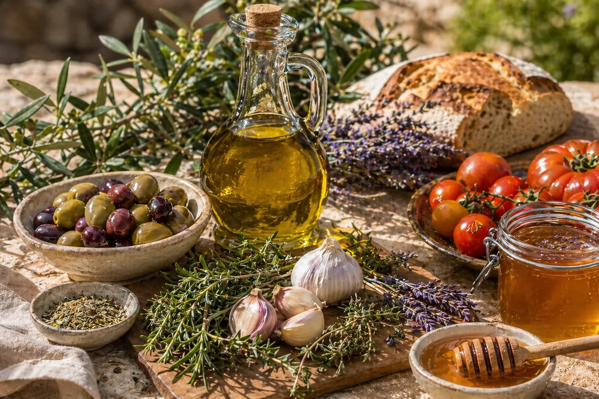Préparation de Produits du terroir de Provence avec produits français