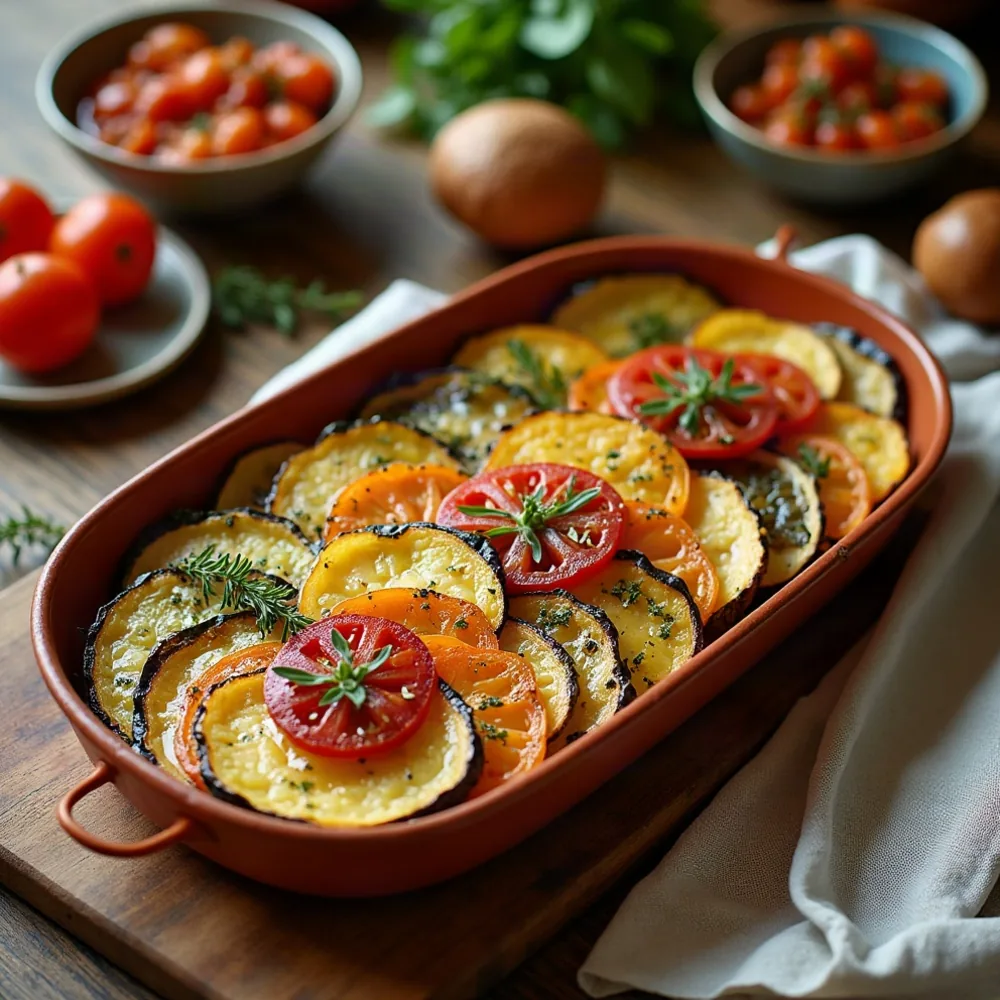 Détail gourmand de Ratatouille et ses variantes régionales