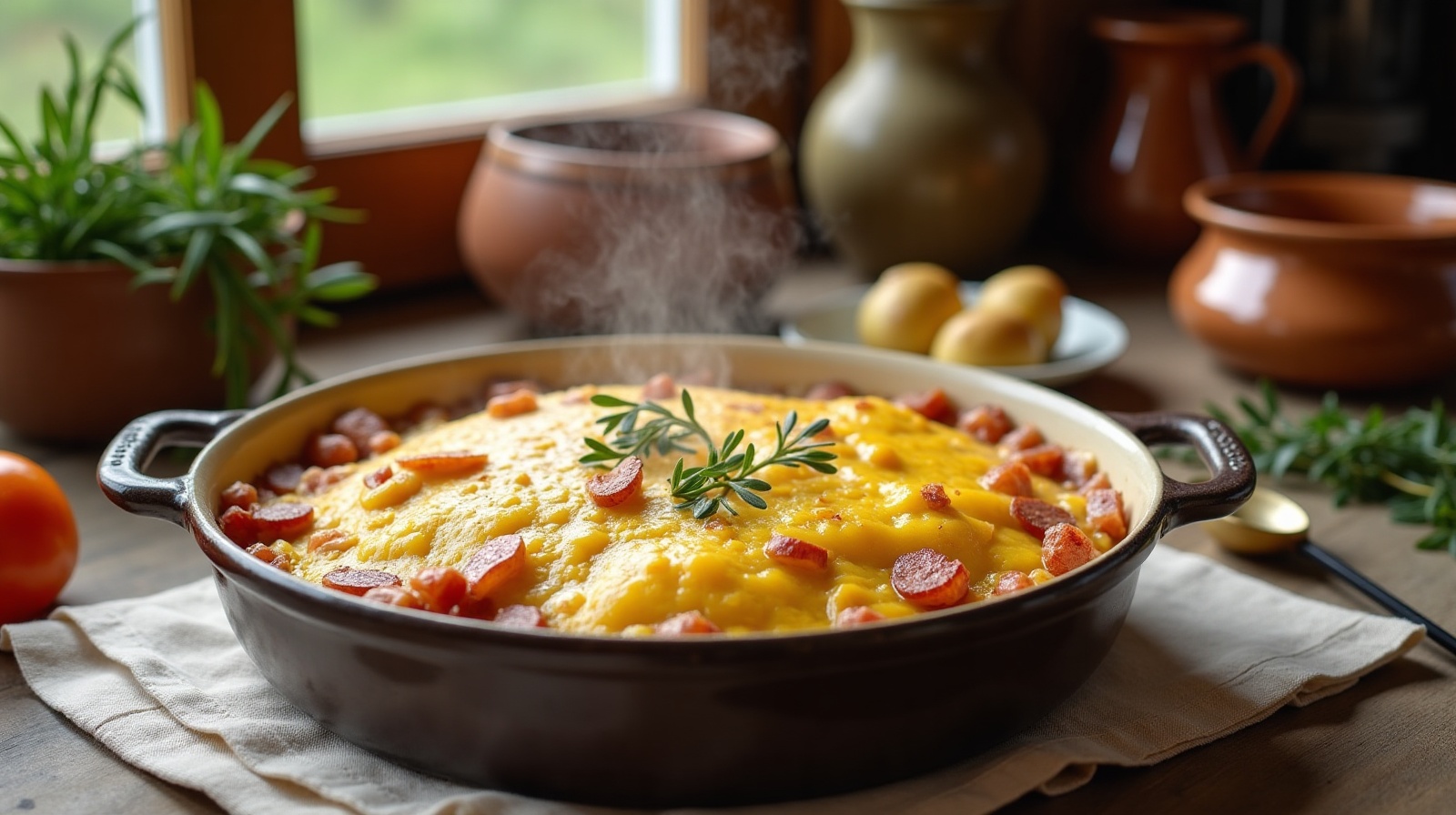 Préparation de Tartiflette savoyarde authentique avec produits français