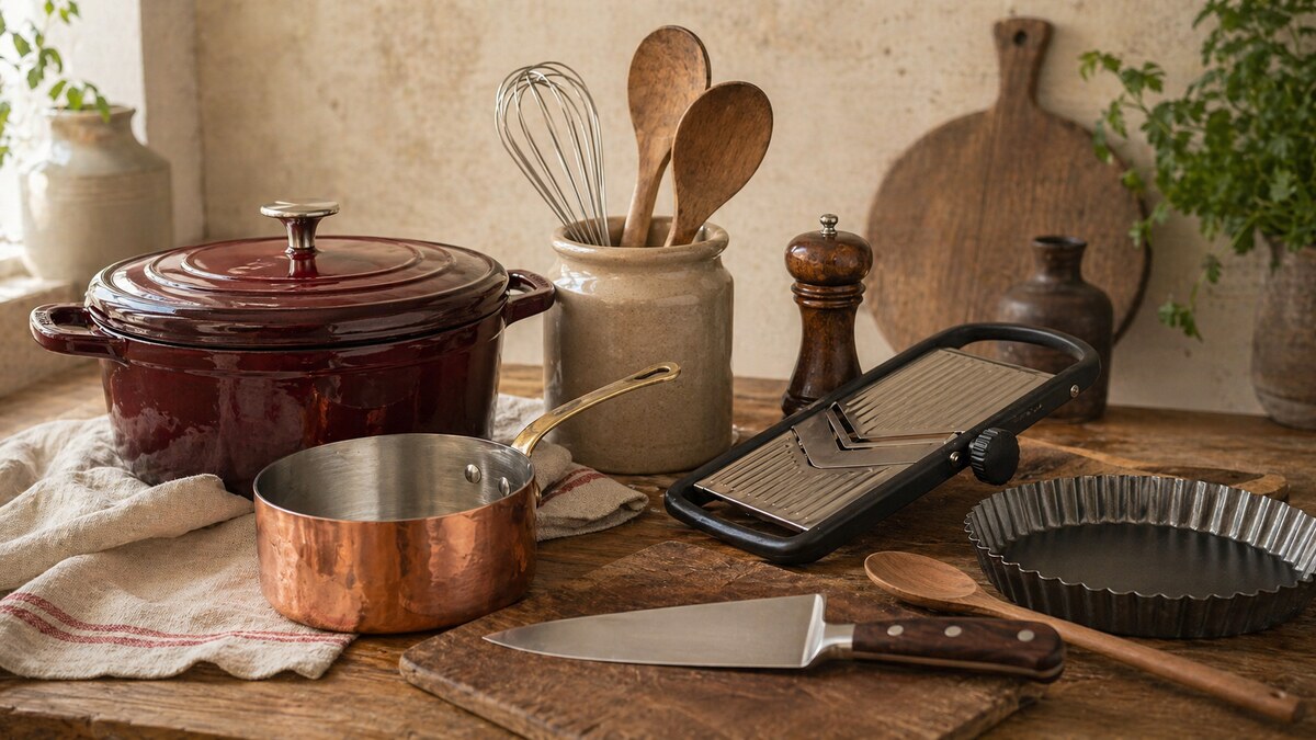 Ustensiles cuisine française